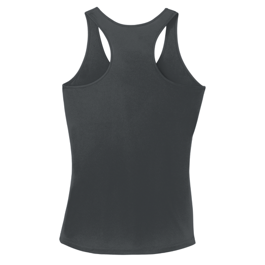 Women's CCWP Hibiscus Logo Dri Fit Tank - Iron Grey