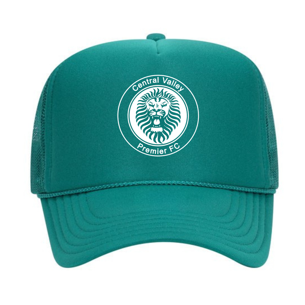 CVP White Logo Foam Trucker - Teal