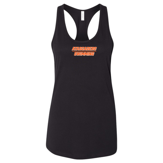 AHS Swimming Classic Logo T-Back Tank - Black