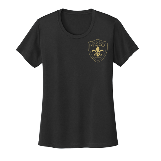 Women's Paseo Aquatics Dri Fit Competitor Tee - Black