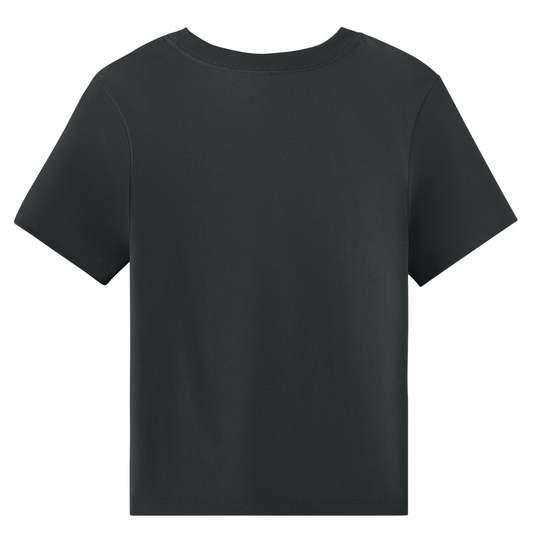 SLO Polo Tigers Women's 6 oz. Garment Dyed Heavyweight Tee - Black