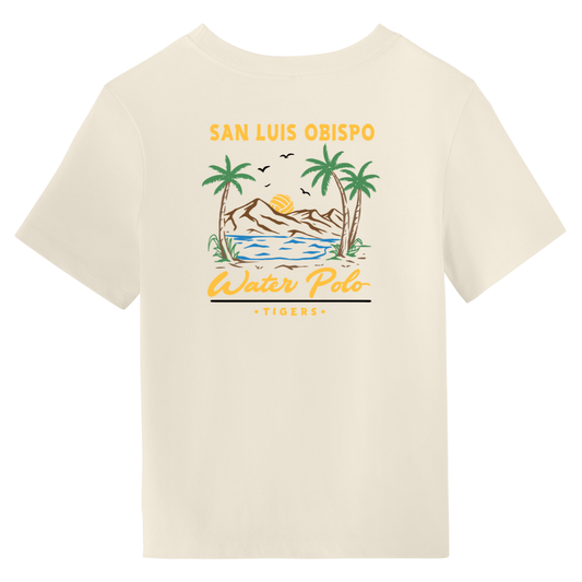 SLO Water Polo Paradise Women's 6 oz. Heavyweight Tee - Natural