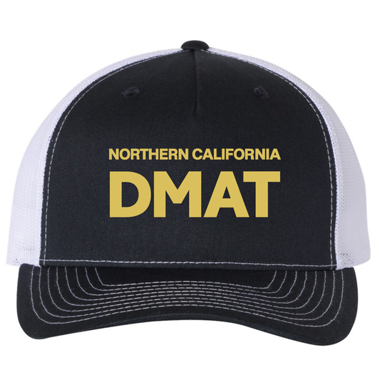 DMAT Richardson 5 Panel Trucker - Navy/White