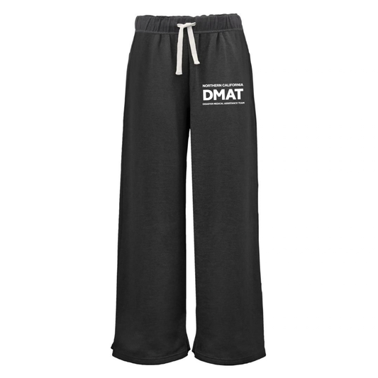 Off Duty - Women's DMAT Wide Leg Sweatpant - Black