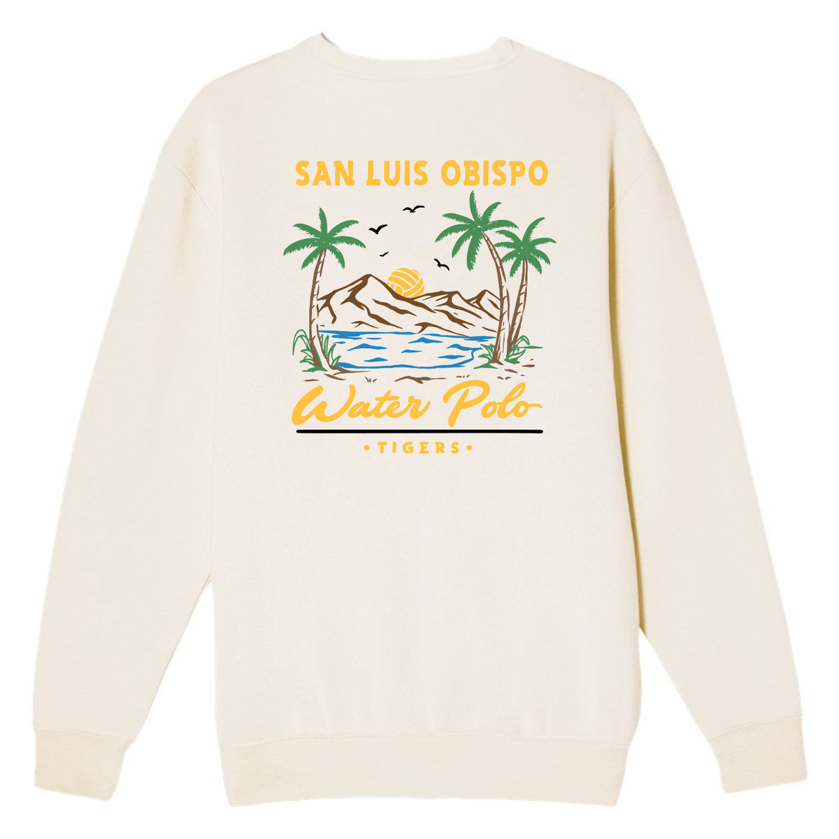 SLO Polo Paradise Crewneck - Sandshell