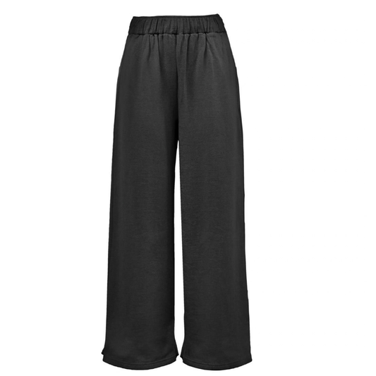 Off Duty - Women's DMAT Wide Leg Sweatpant - Black