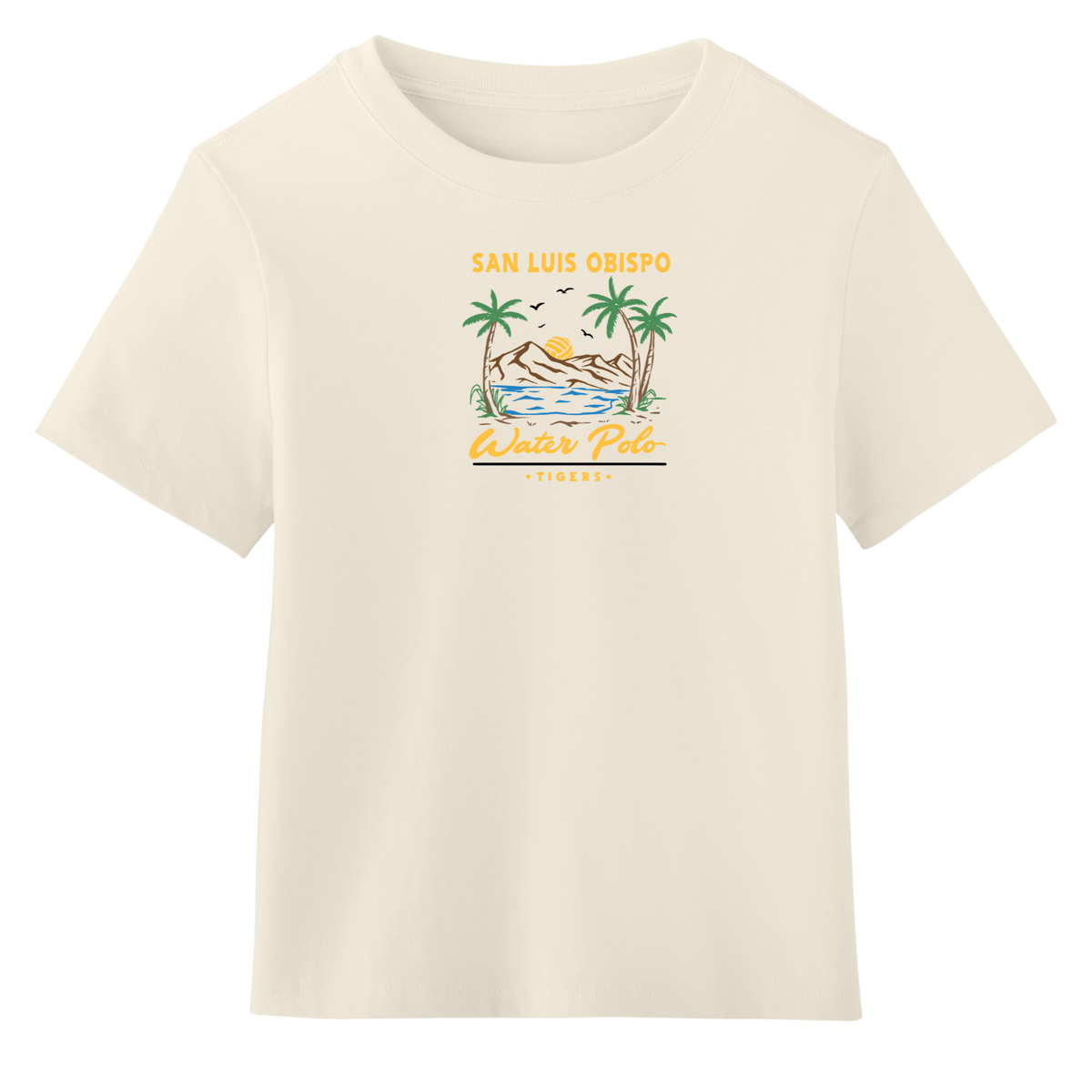 SLO Polo Paradise Women's 6 oz. Garment Dyed Heavyweight Tee - Natural