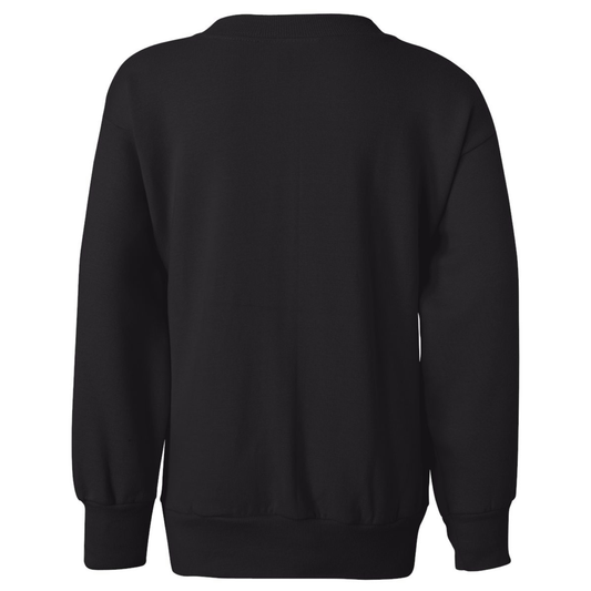 YOUTH Dig Deep Circle Logo Crewneck - Black