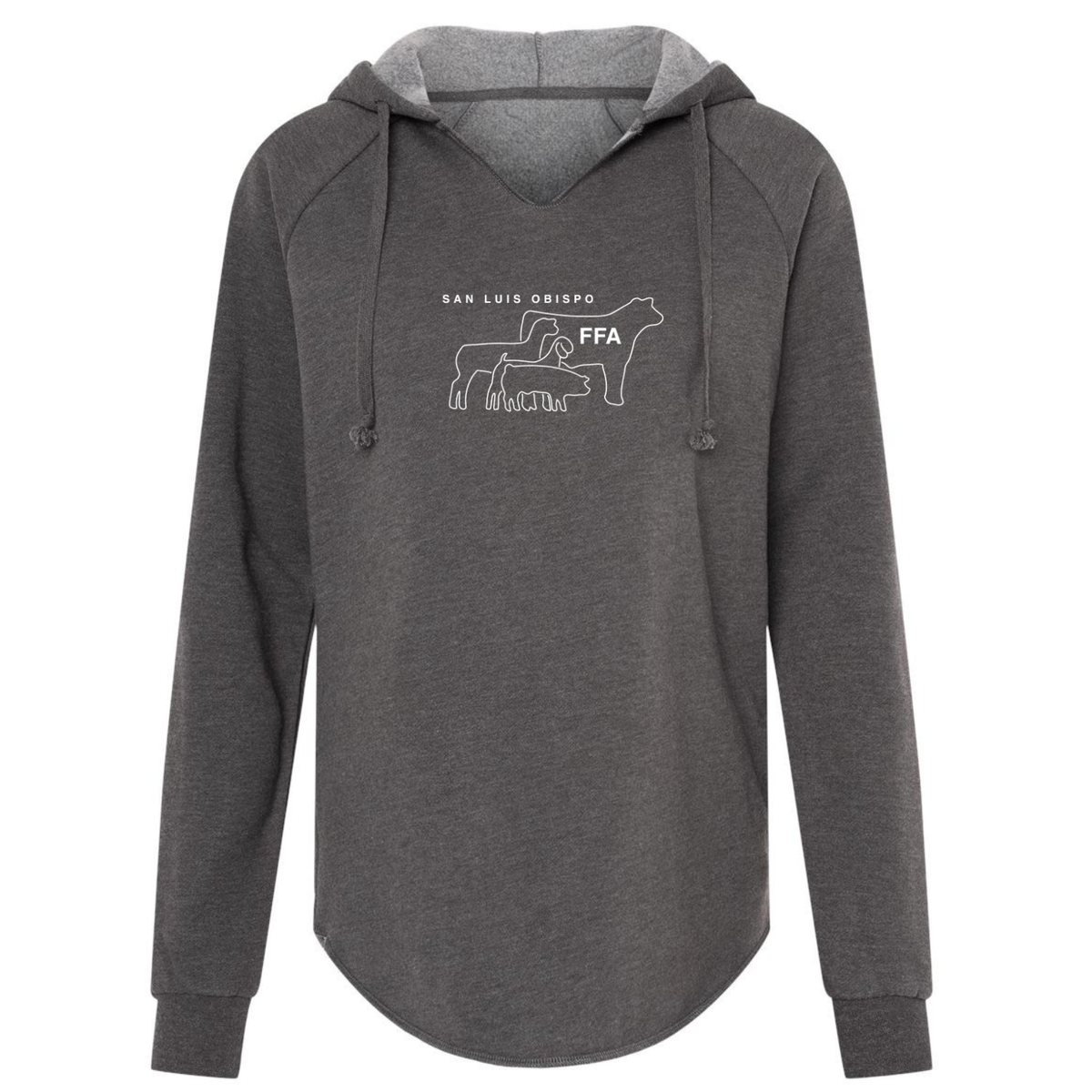 Women's SLO FFA Wave Wash Hoodie - Shadow
