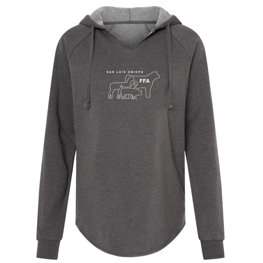 Women's SLO FFA Wave Wash Hoodie - Shadow