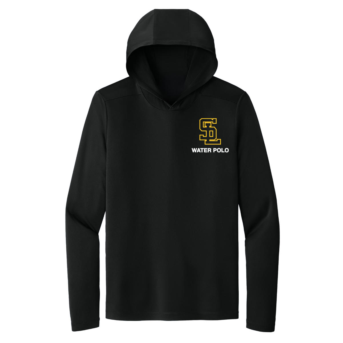 S.L. Polo Pocket Logo Dri Fit Performance Hoodie - Black