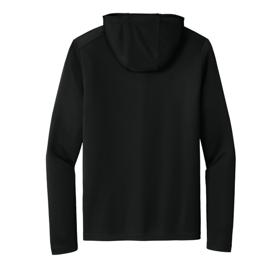 S.L. Polo Tiger Head Pocket Logo Dri Fit Performance Hoodie - Black