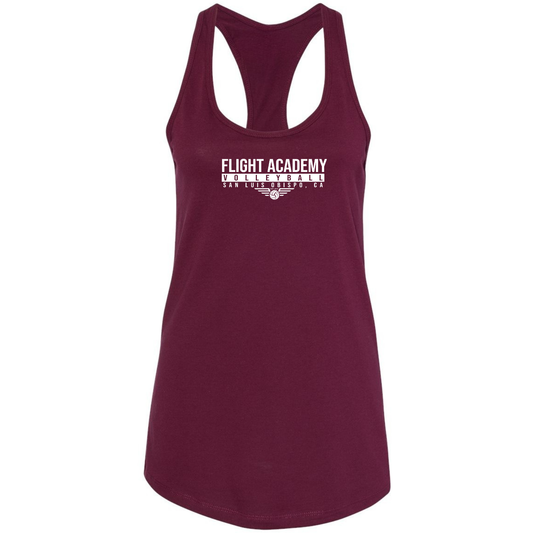 Women's Flight Academy Volleyball Jersey Racerback Tank - Maroon