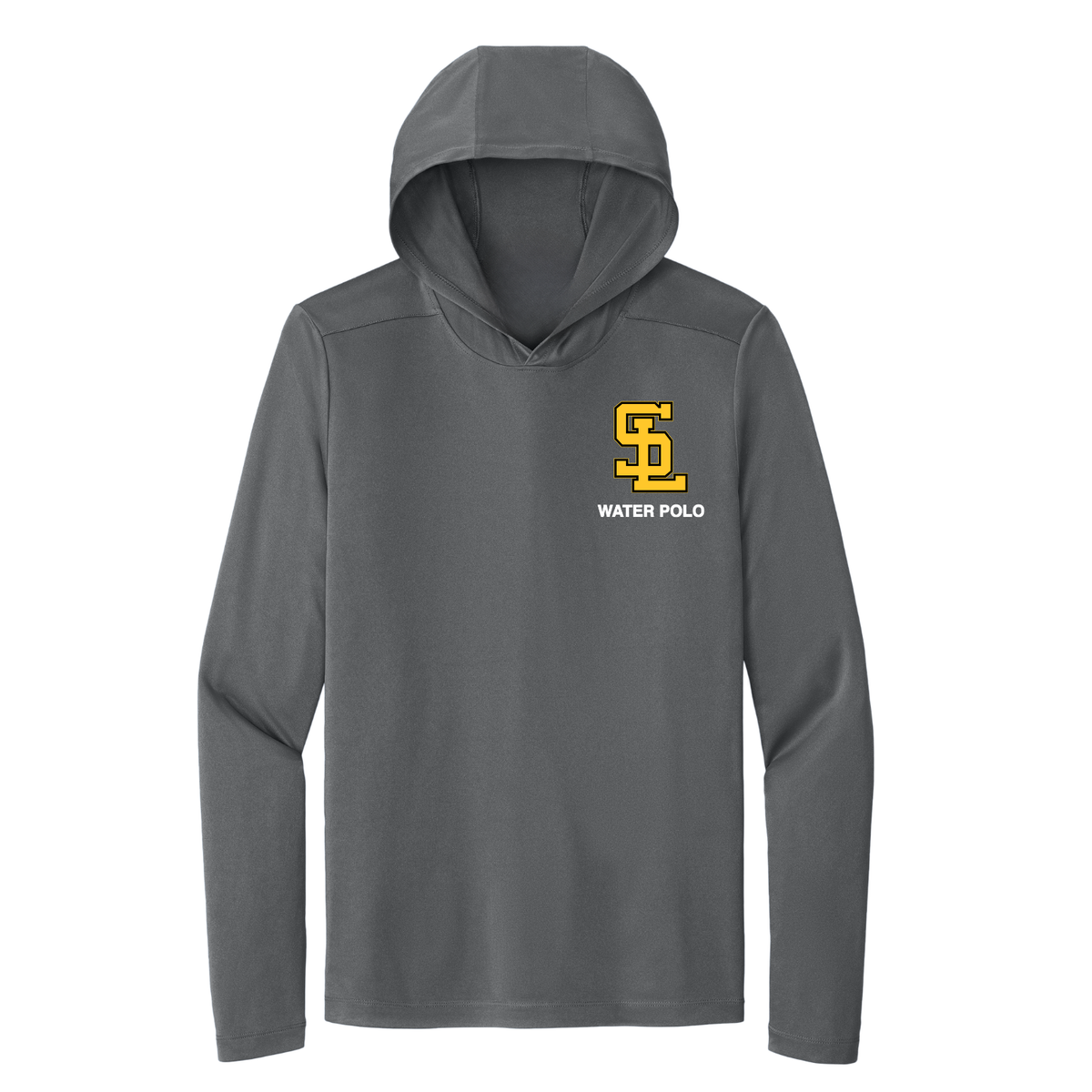 S.L. Polo Pocket Logo Dri Fit Performance Hoodie - Iron Grey
