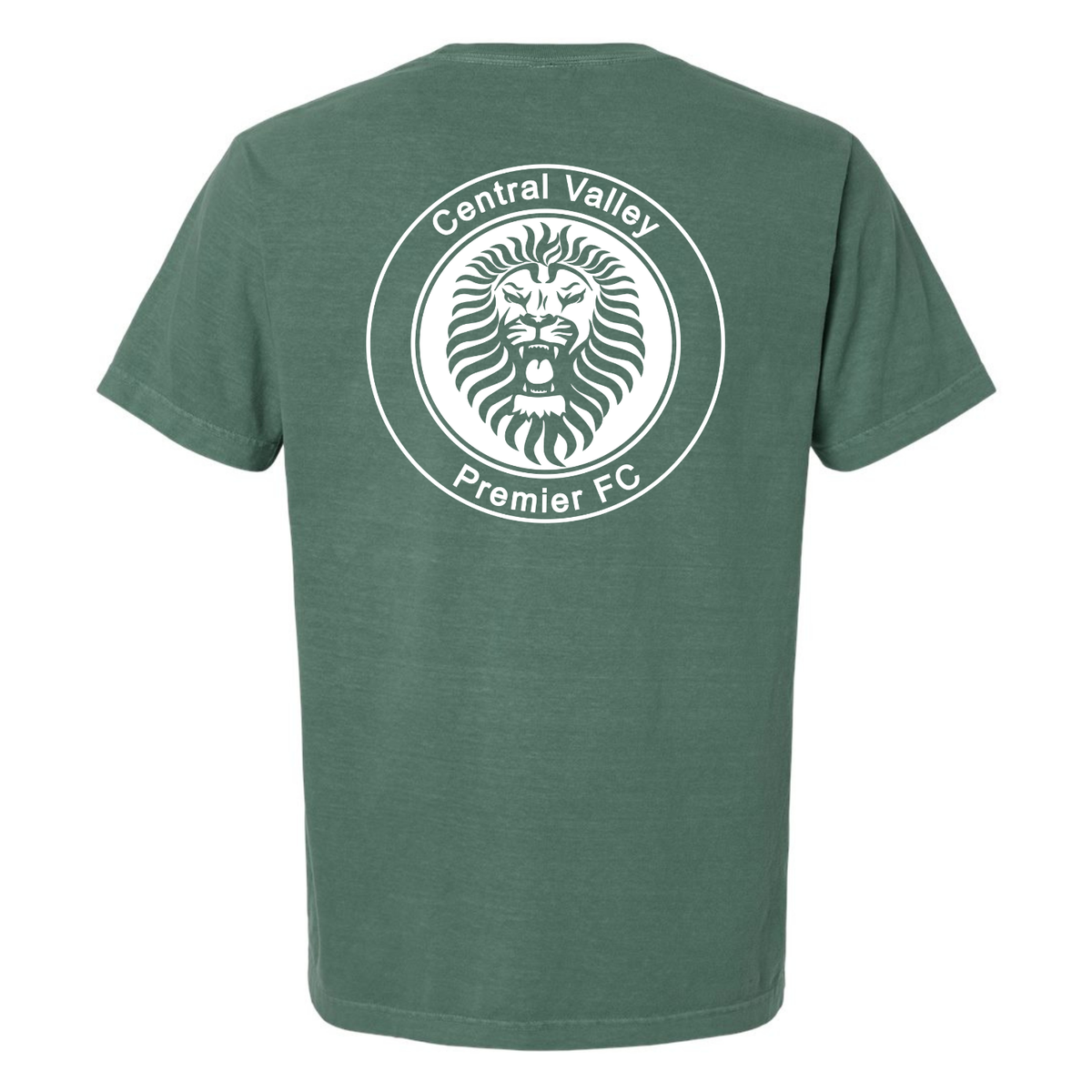 Unisex CVP Heavyweight Garment-Dyed Tee White Logo - Washed Pine