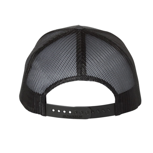 CVP Black Logo Richardson 5 Panel Trucker - Charcoal/Black