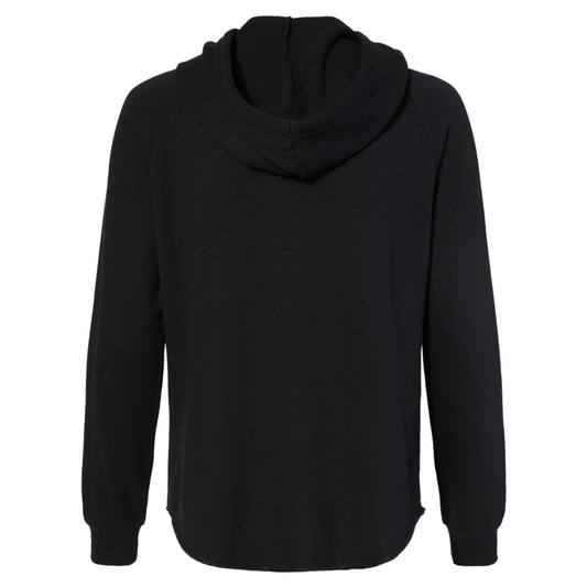Women's SLO FFA Wave Wash Zip Up Hoodie - Black