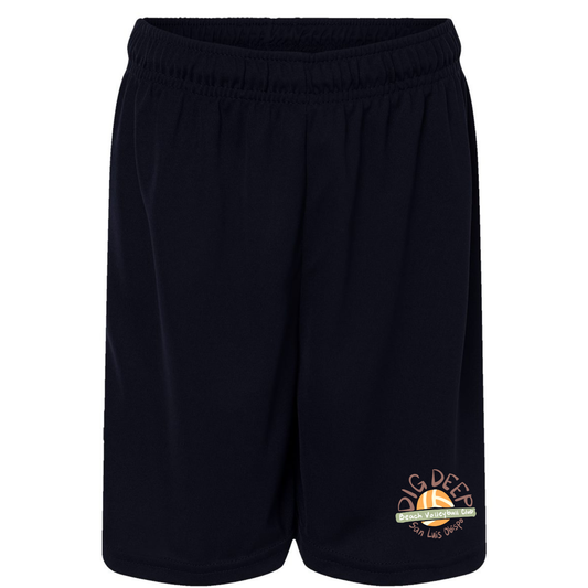 YOUTH Dig Deep Circle Logo Shorts - Black