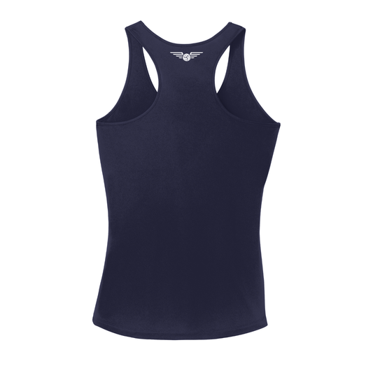 Women's Dri-Fit Racerback Tank Top  - Navy