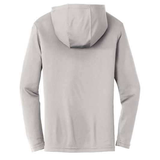S.L. Polo Pocket Logo Dri Fit Performance Hoodie - Silver