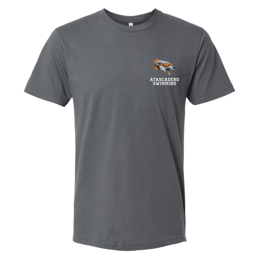 AHS Swim Race Hound Logo Tee - Asphalt