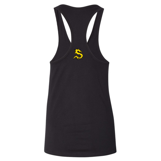 NCA Women's T-Back Tank Top - Black