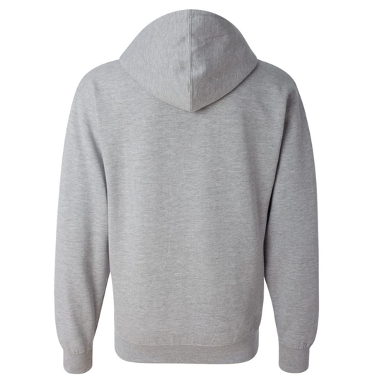 Unisex Midweight Full-Zip Hooded Sweatshirt - Grey Heather