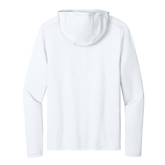 S.L. Polo Tiger Head Pocket Logo Dri Fit Performance Hoodie - White