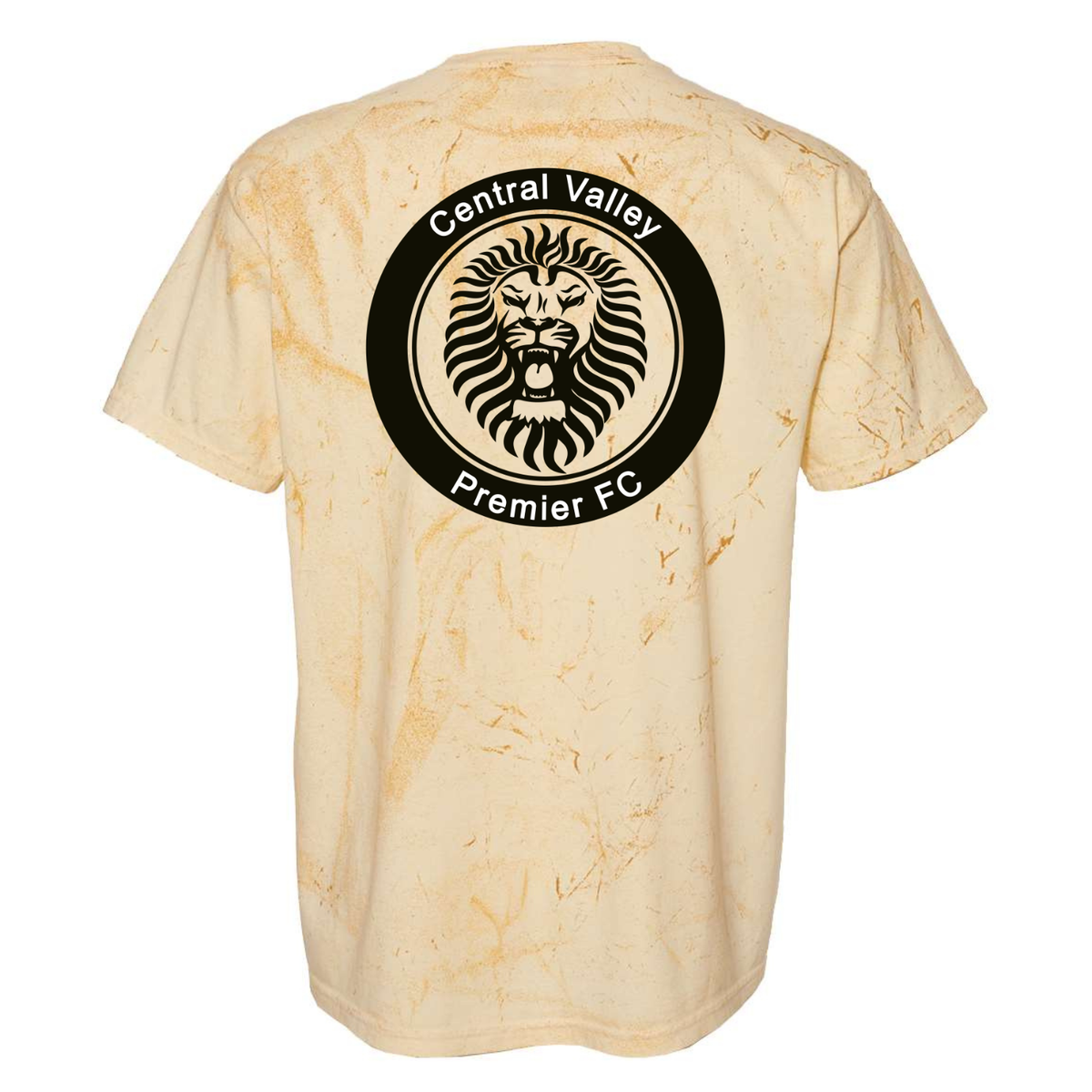 YOUTH Unisex CVP Colorblast Heavyweight T-Shirt Black Logo - Citrine