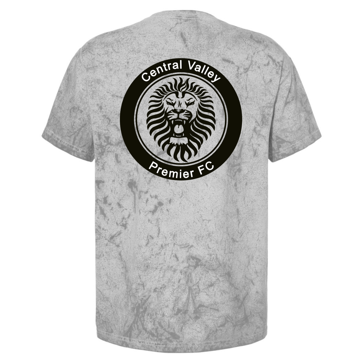Unisex CVP Colorblast Heavyweight T-Shirt Black Logo - Smoke