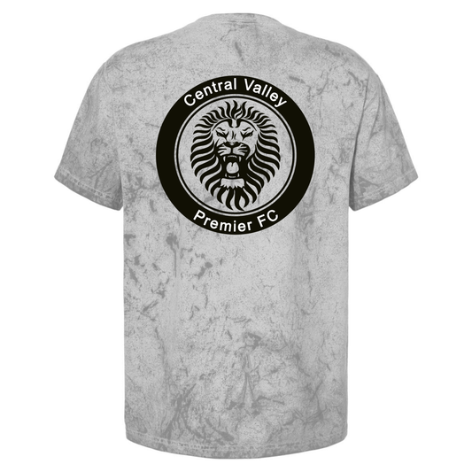 YOUTH Unisex CVP Colorblast Heavyweight T-Shirt Black Logo - Smoke