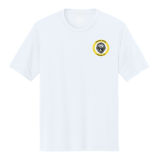 YOUTH Dri-Fit CVP Tee Black/Yellow Logo - White