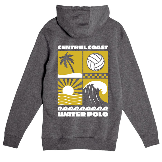CCWP Four Square Logo Hoodie - Charcoal Grey