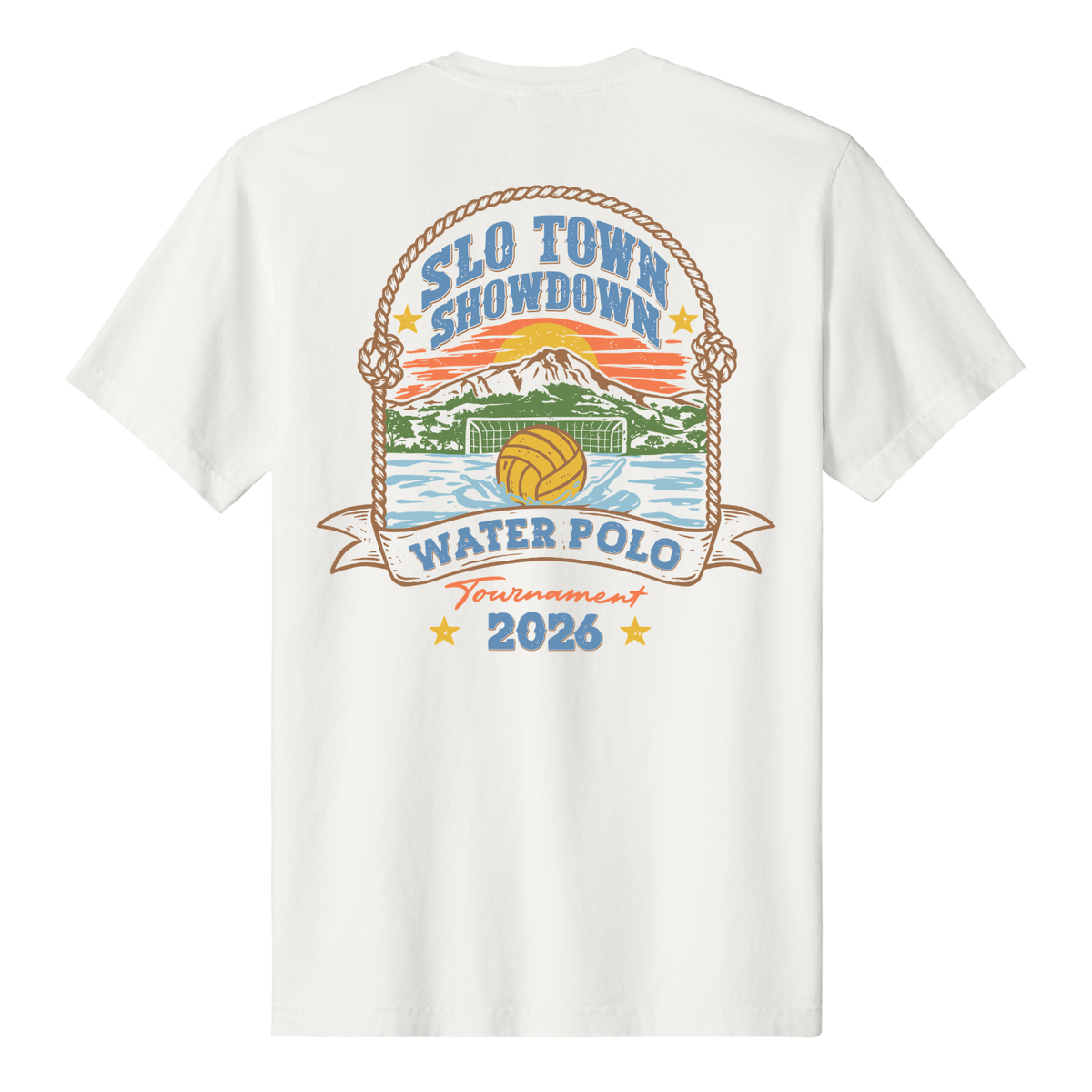 SLO Town Showdown Garment Dyed Tee - Vintage White
