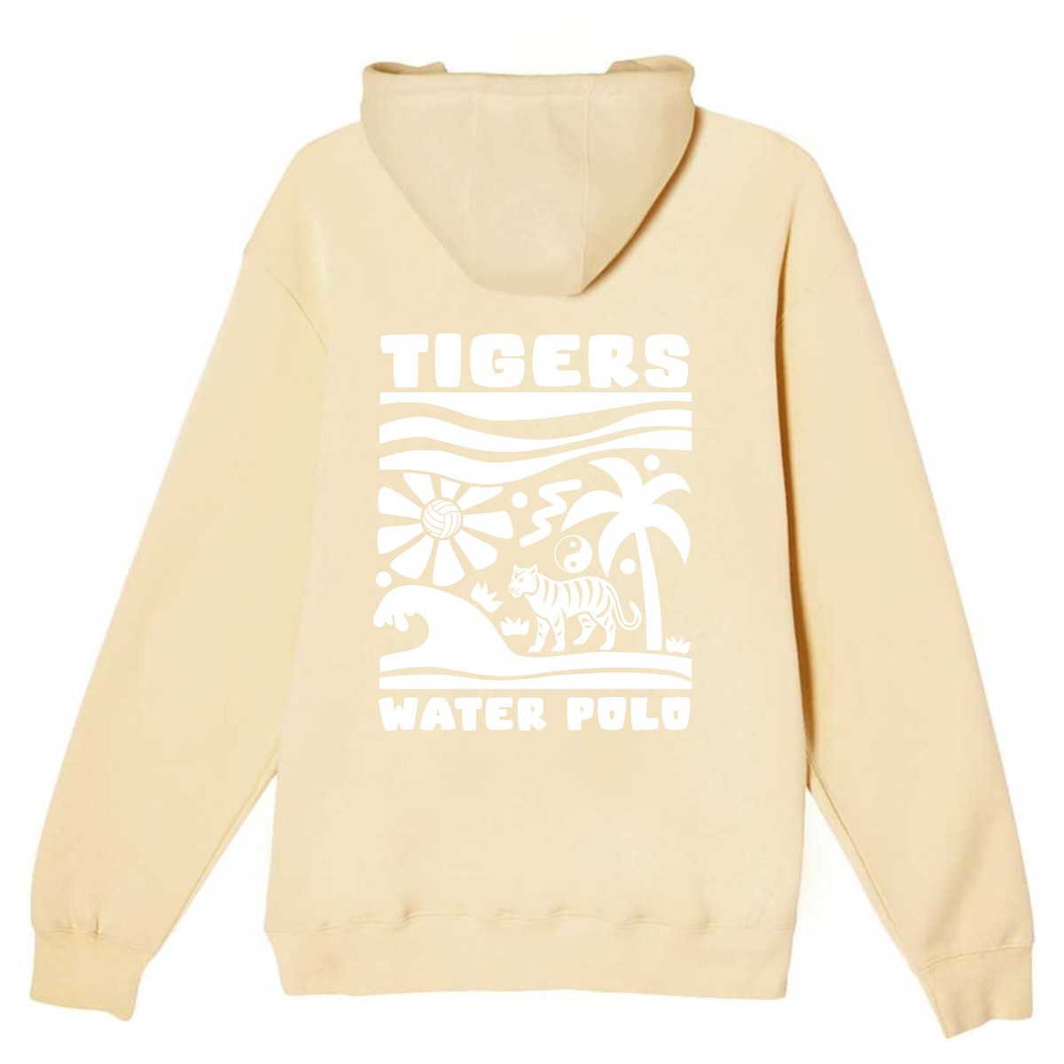 SLO Girls Polo Tiger Jungle Hoodie - Pina Coloda