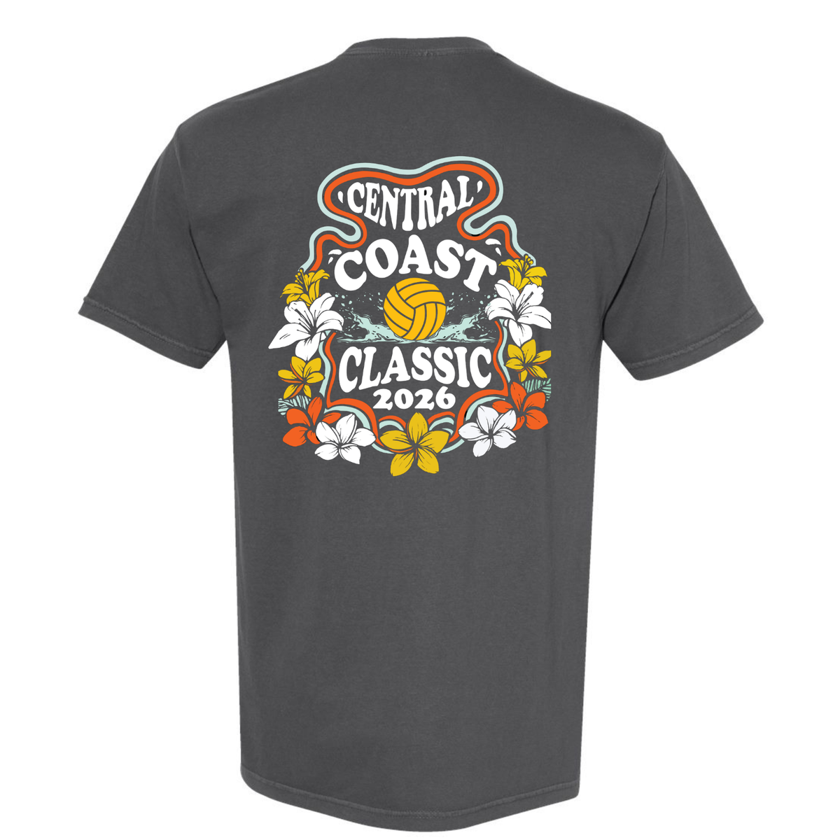 2026 C.C. Classic Water Polo  Garment Dyed Tee - Pepper