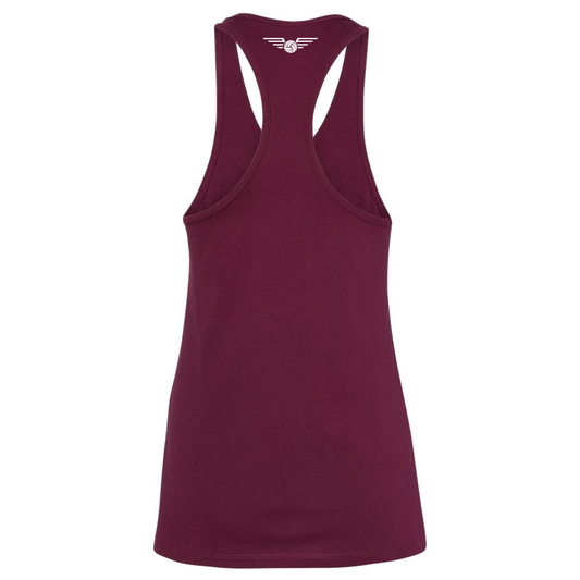 Women's Flight Academy Volleyball Jersey Racerback Tank - Maroon