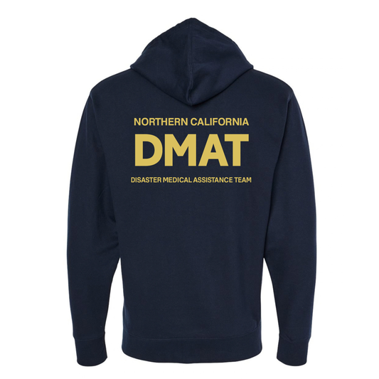 OFFICIAL - NORCAL DMAT Independent Zip Up Hoodie - Classic Navy