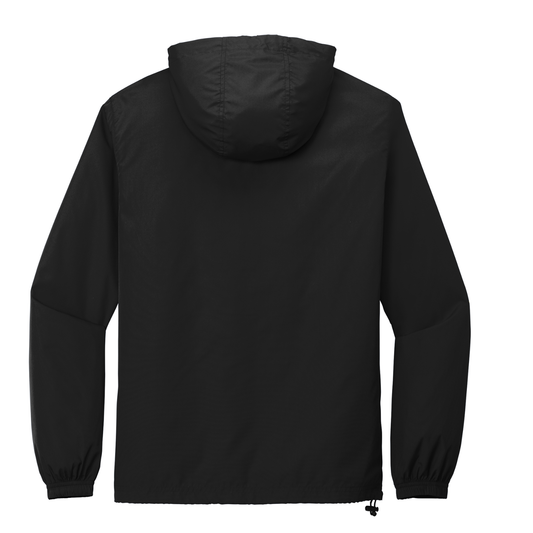 Water Resistant SLOHS Polo Packable Anorak - Black