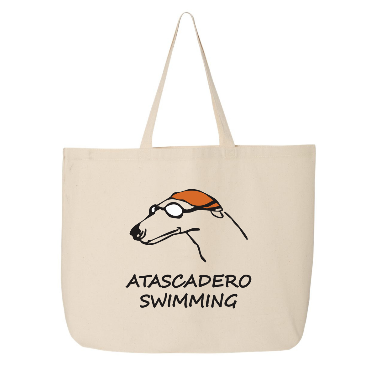 AHS Swim Race Hound Logo Tote Bag