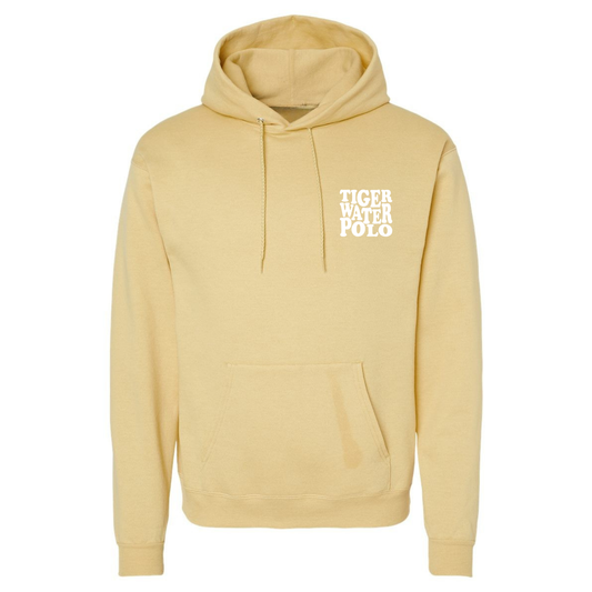 SLO Wavy Polo Hoodie - Athletic Gold