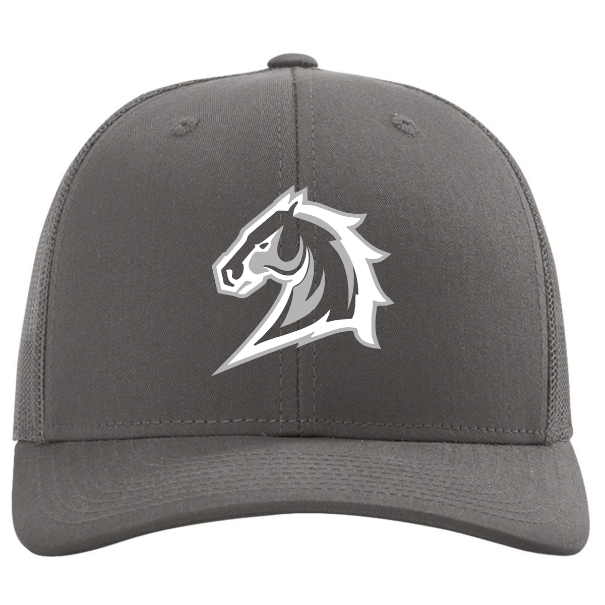 Mustangs Logo Richardson Trucker Hat - Charcoal