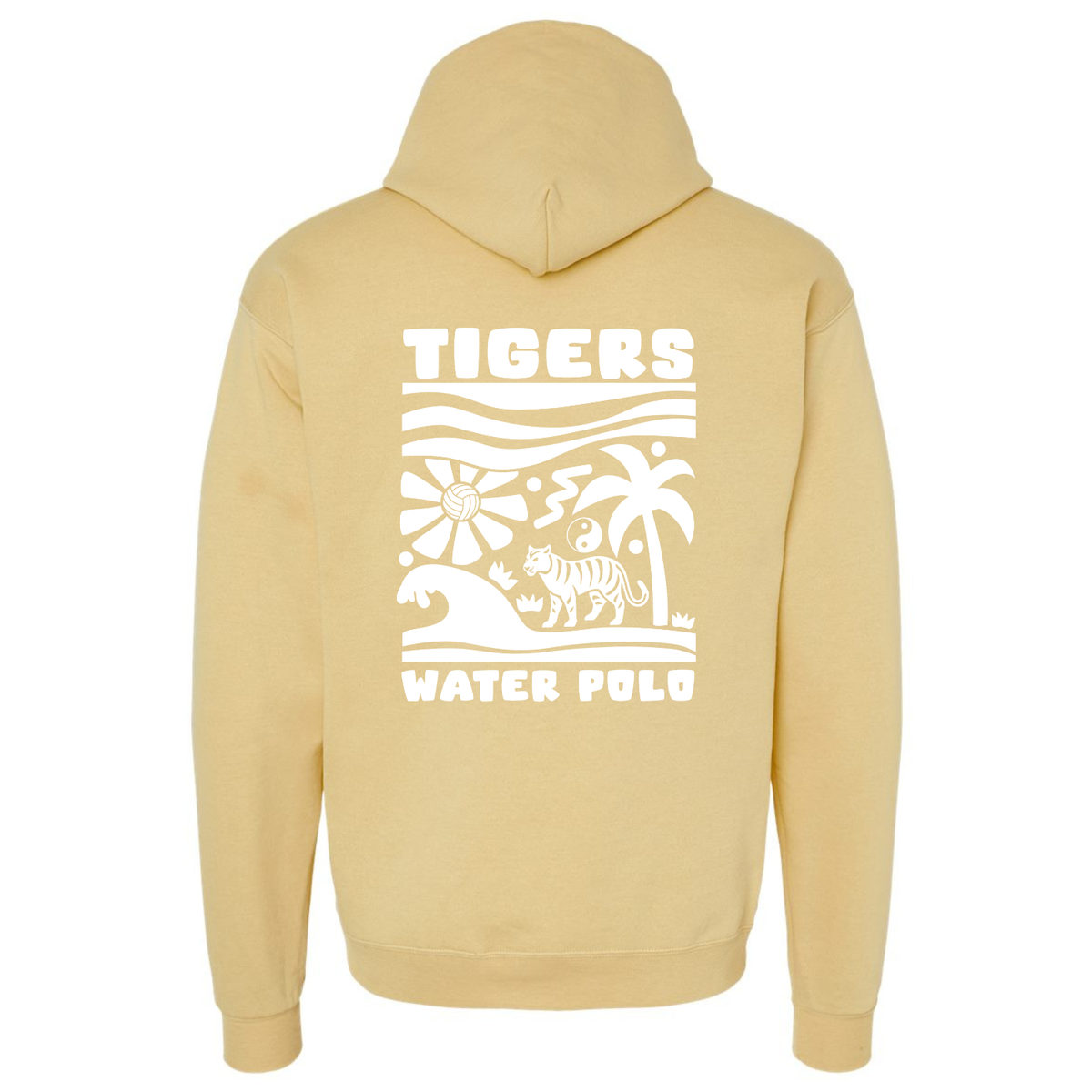 SLO Polo Tiger Jungle Hoodie - Athletic Gold