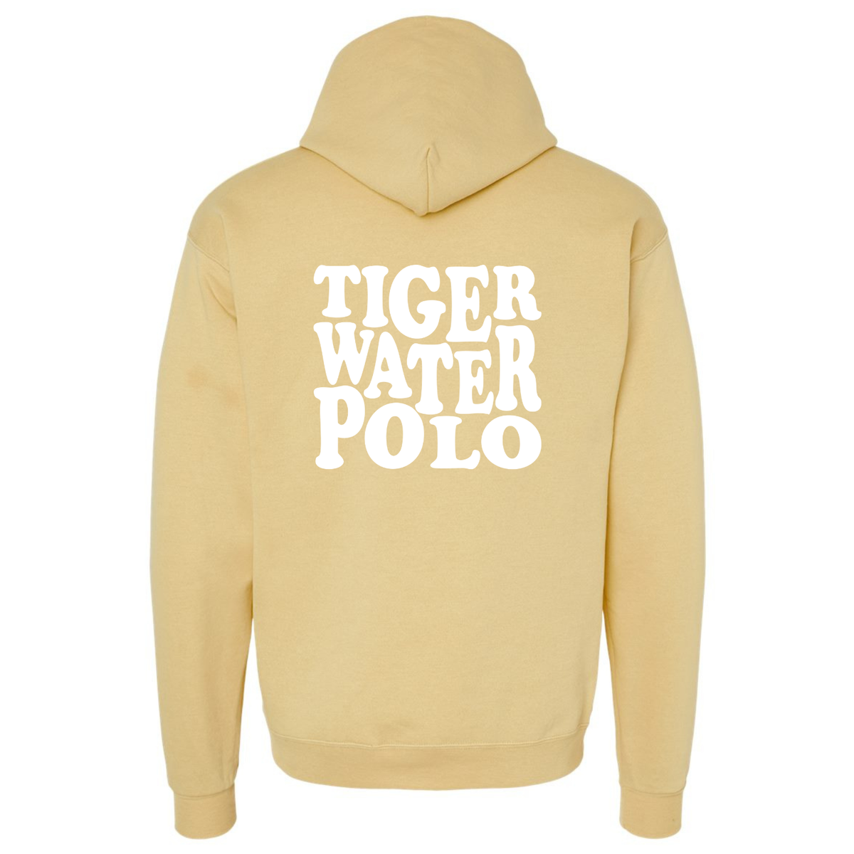 SLO Wavy Polo Hoodie - Athletic Gold