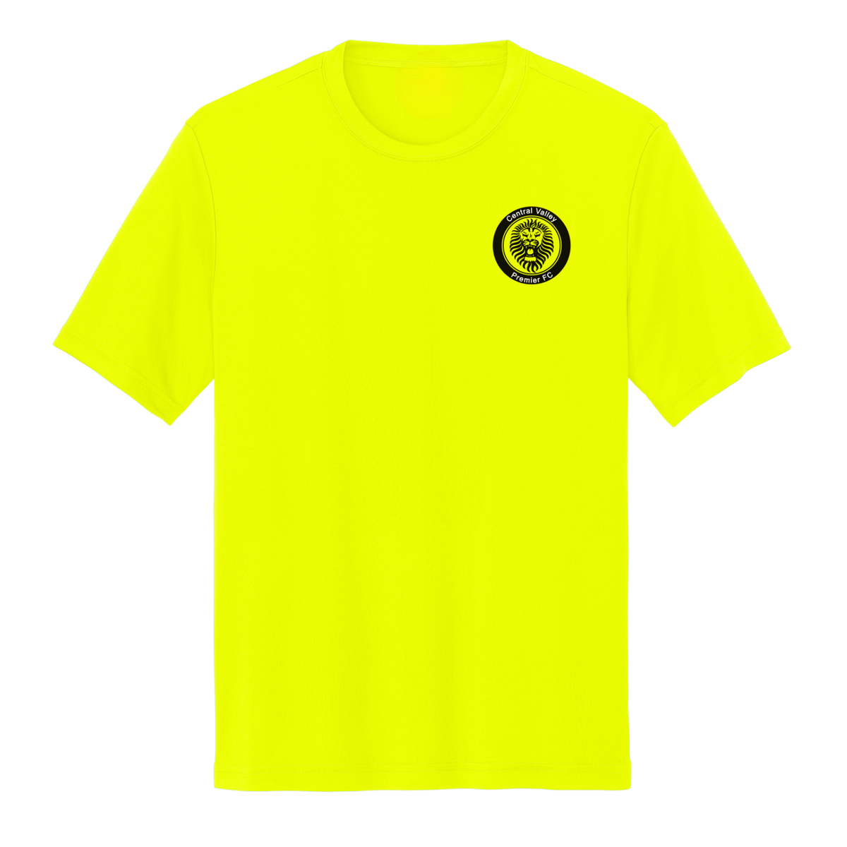 YOUTH Dri-Fit CVP Tee Black Logo - Neon Yellow