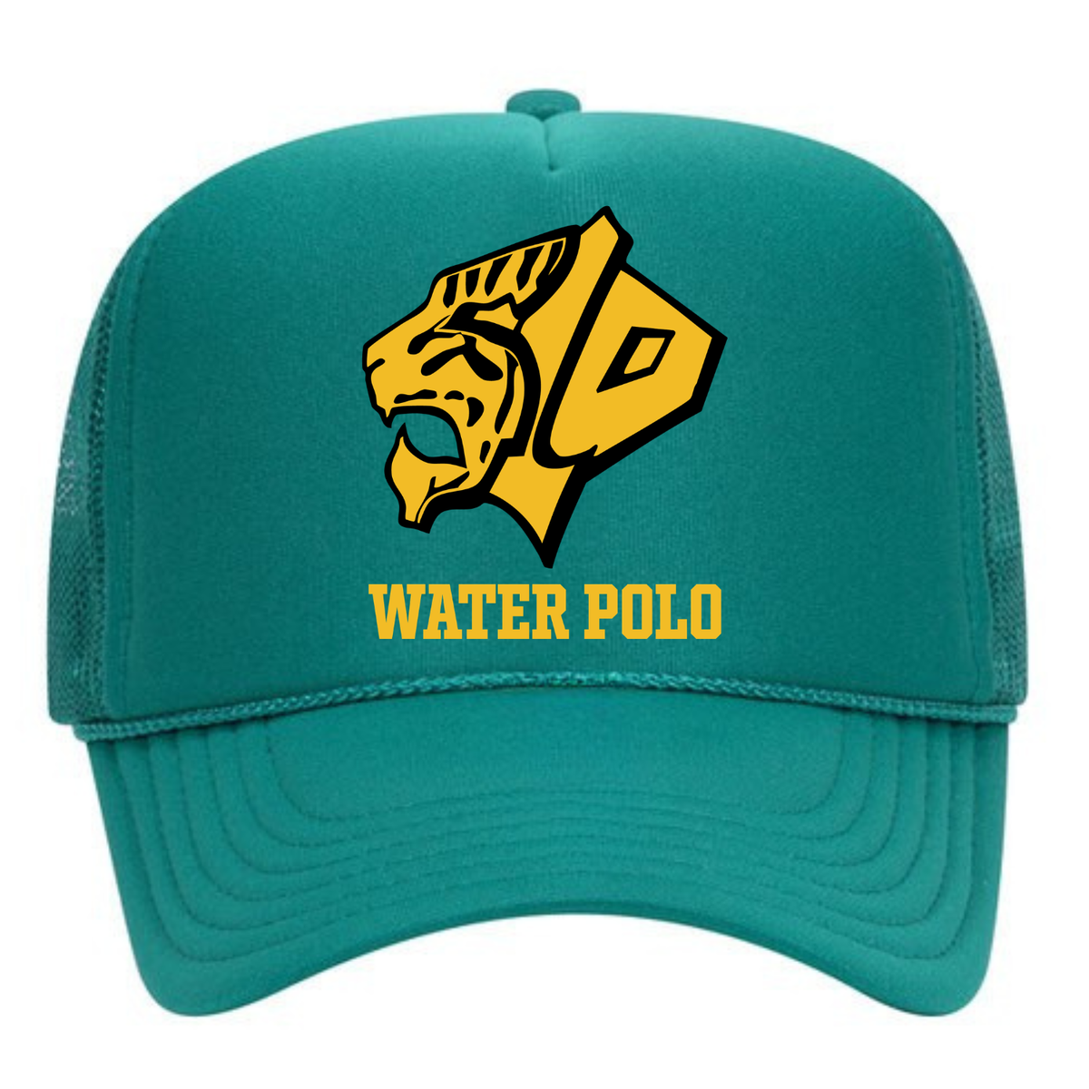 SLO Tiger Head Water Polo Foam Trucker - Teal