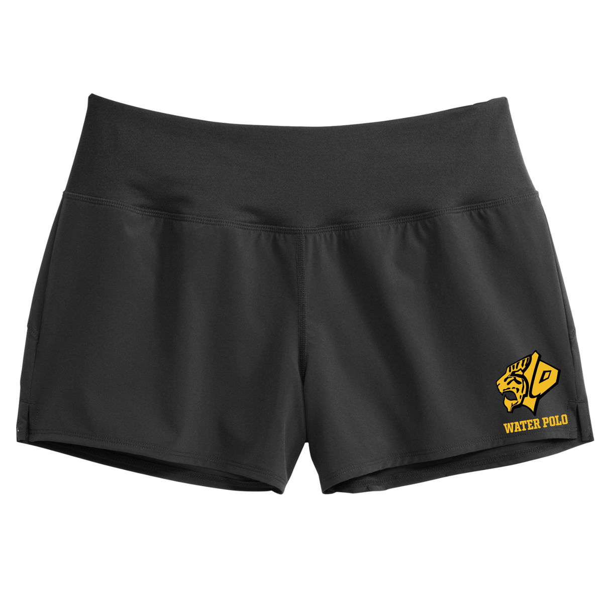 Women's SLO Polo Tiger Head Repeat Shorts - Black