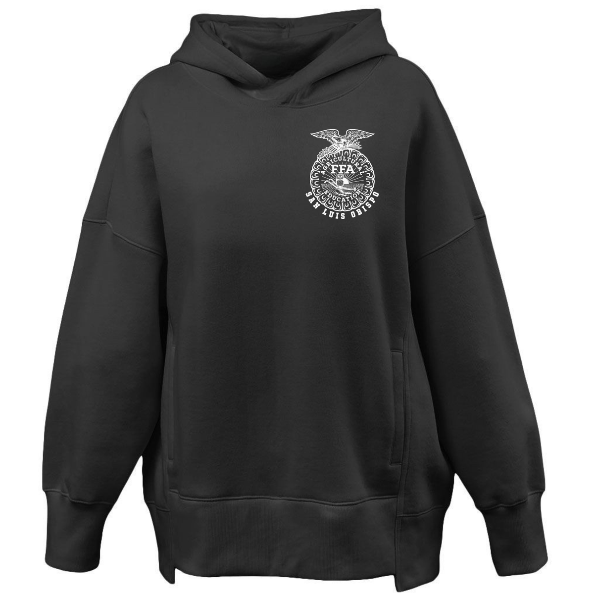 Women's Oversize SLO FFA Hoodie - Black