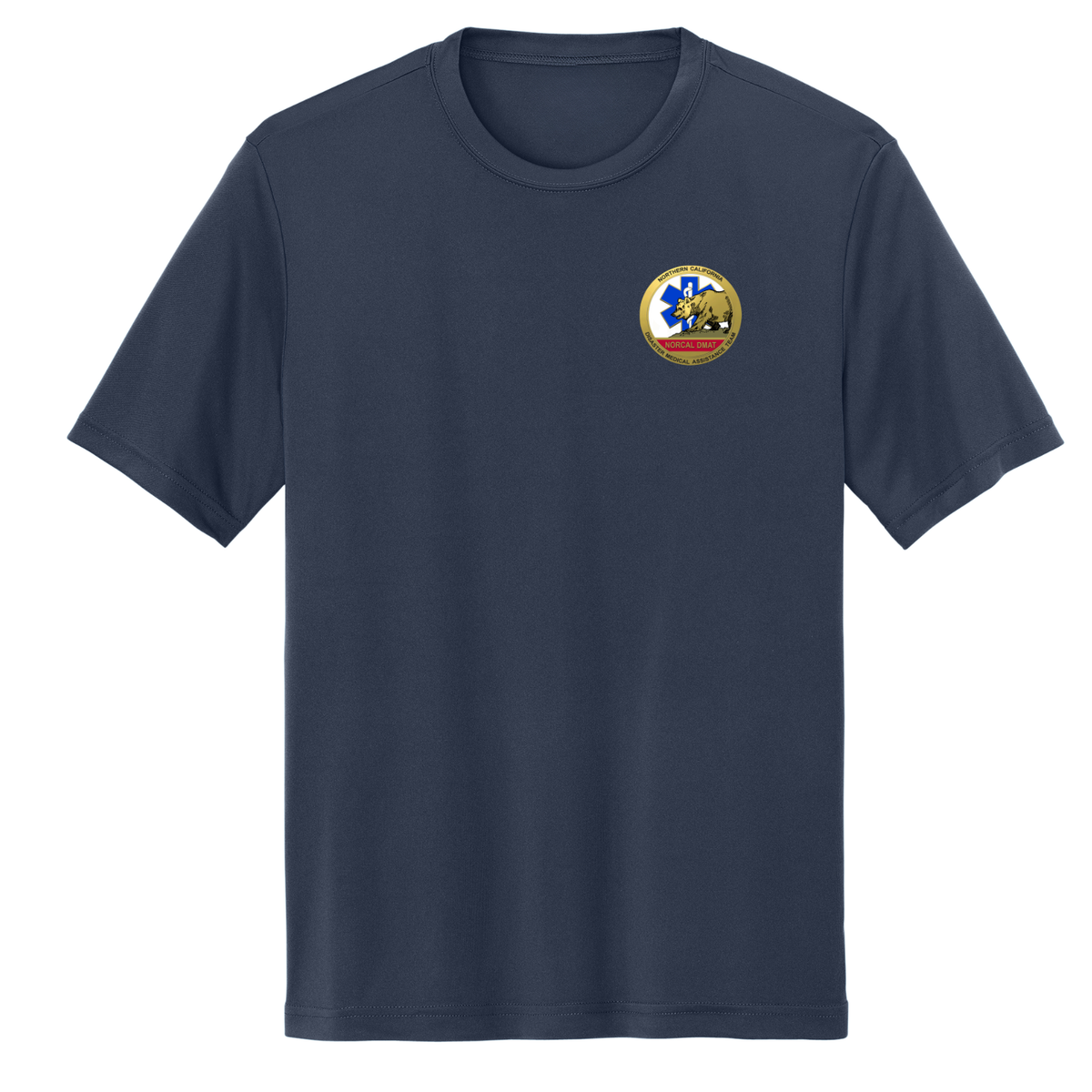 OFFICIAL - DMAT Nor Cal Dri-Fit Tee - Navy
