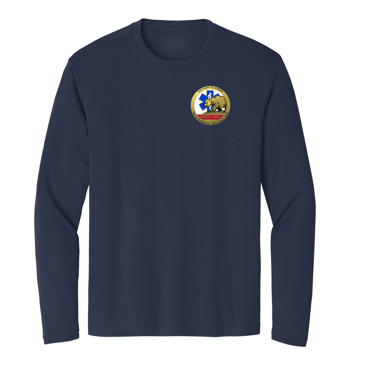 OFFICIAL - DMAT Dri-Fit Long Sleeve Crewneck - Navy